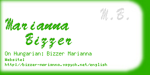 marianna bizzer business card